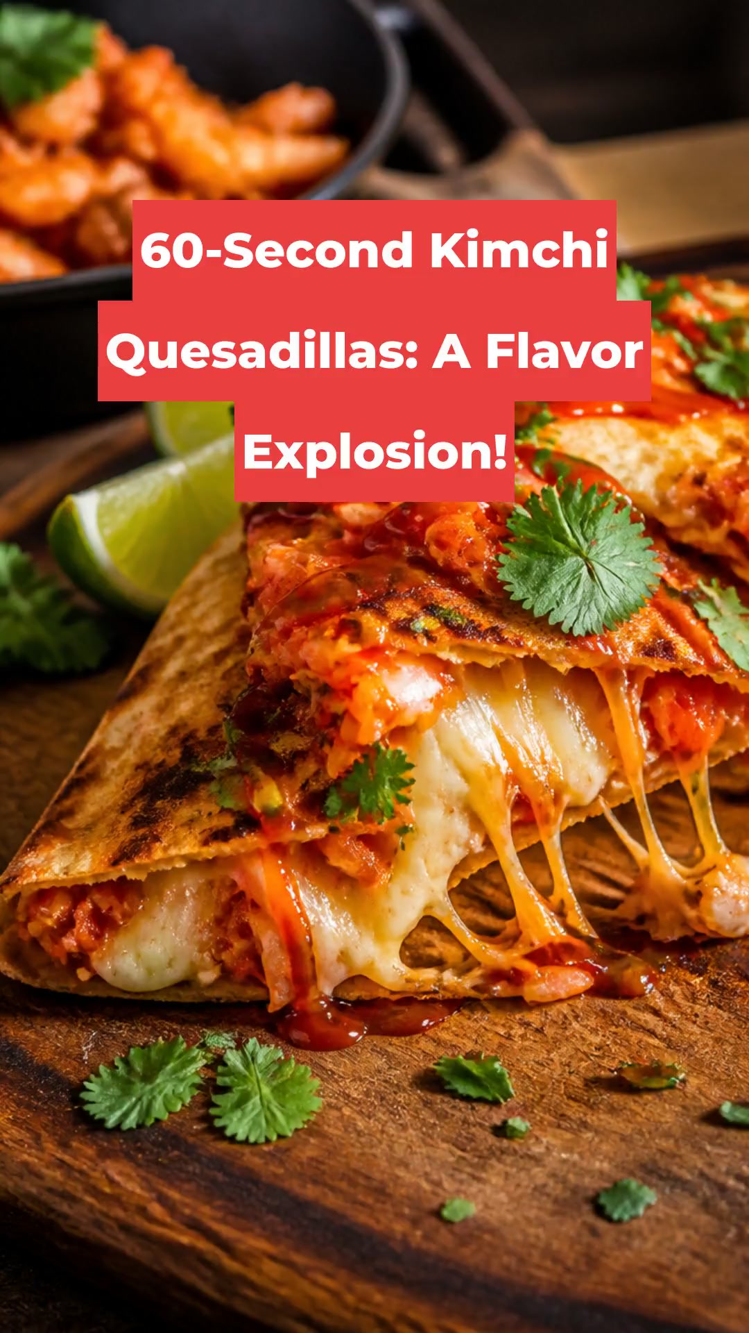 60-Second Kimchi Quesadillas: A Flavor Explosion!