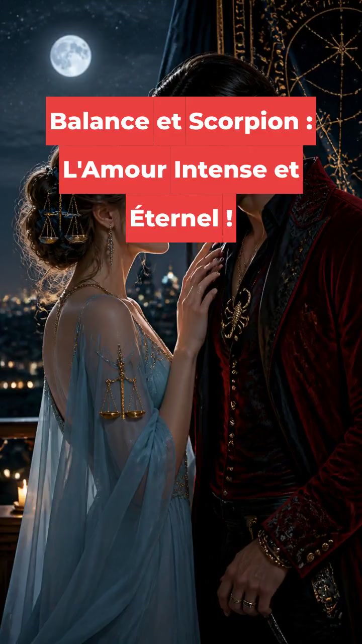 Balance et Scorpion : L'Amour Intense et Éternel !
