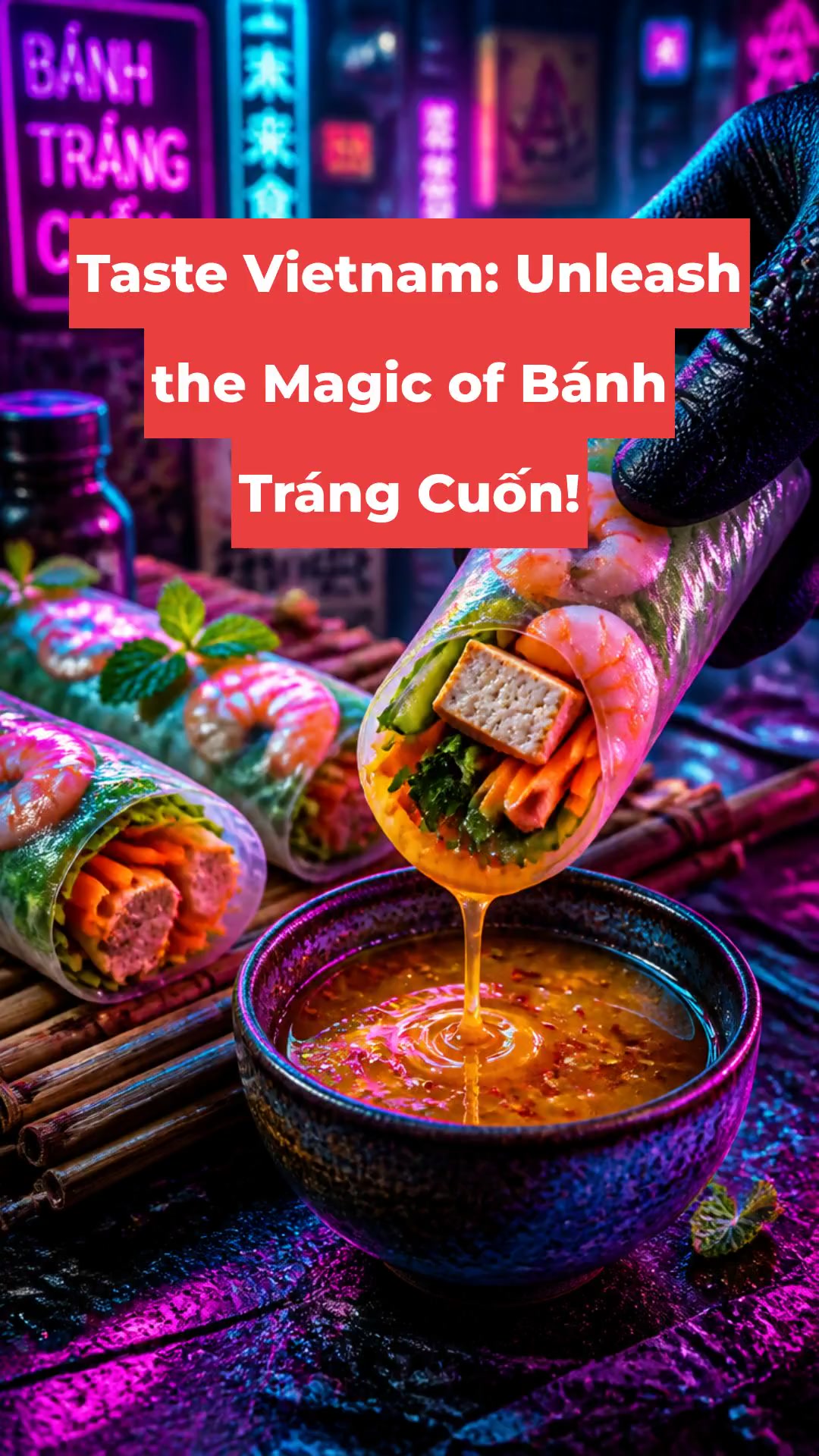 Taste Vietnam: Unleash the Magic of Bánh Tráng Cuốn!