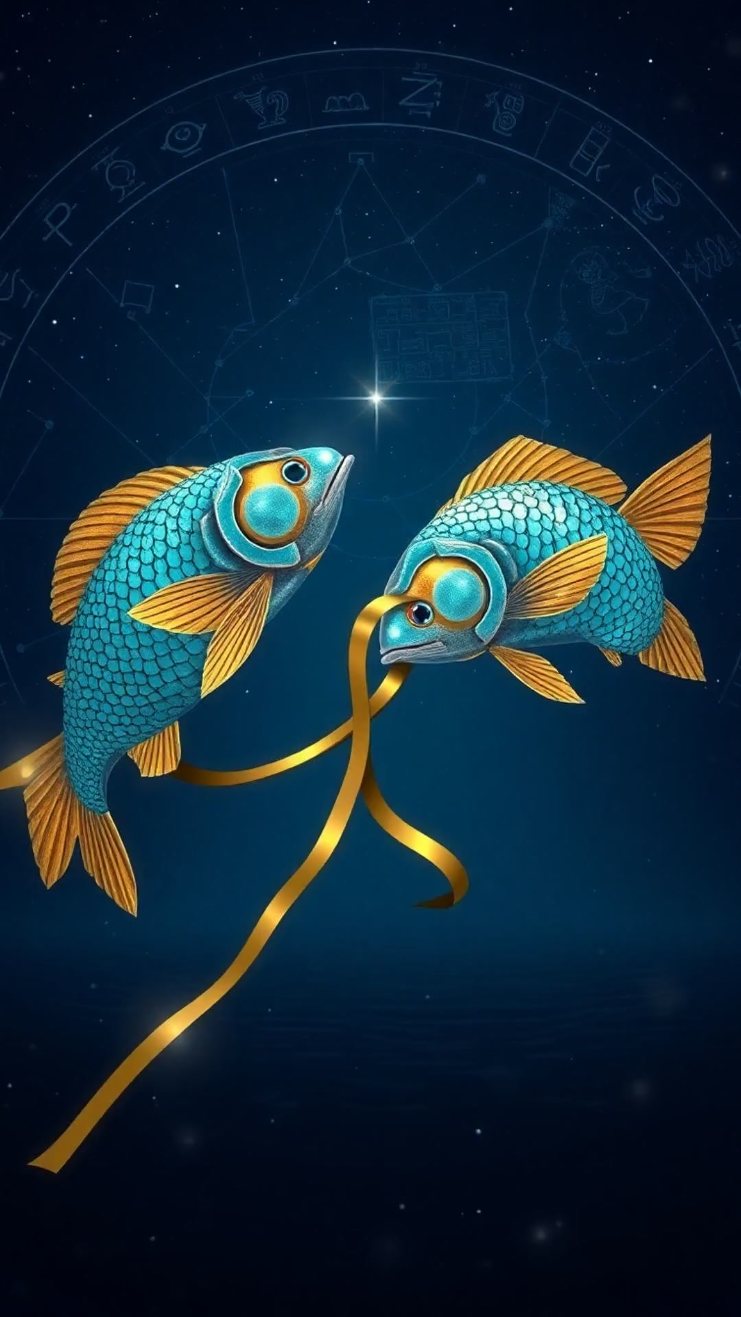 Pourquoi deux Poissons sont attachés ensemble en Astrologie ?
