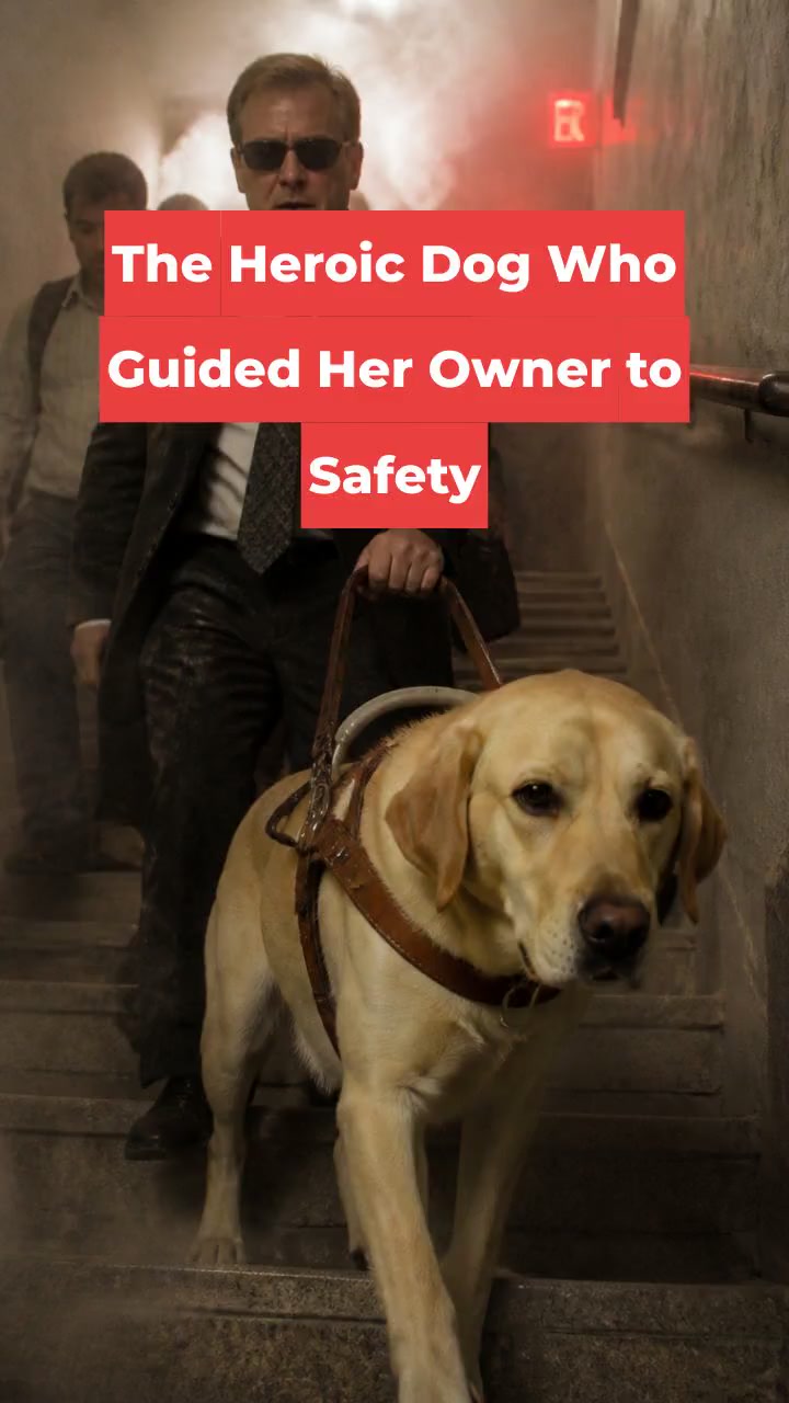The Heroic Dog Who Guided Her Owner to Safety