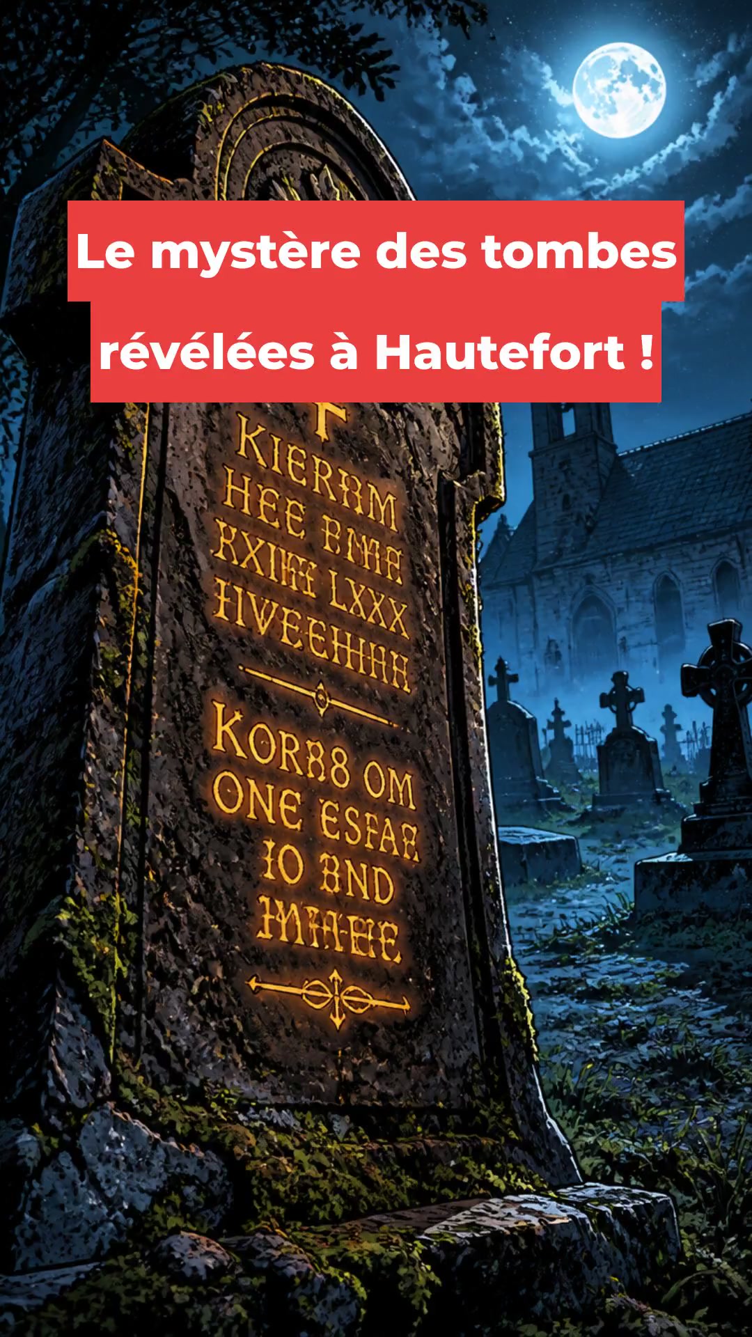 Le mystère des tombes révélées à Hautefort !