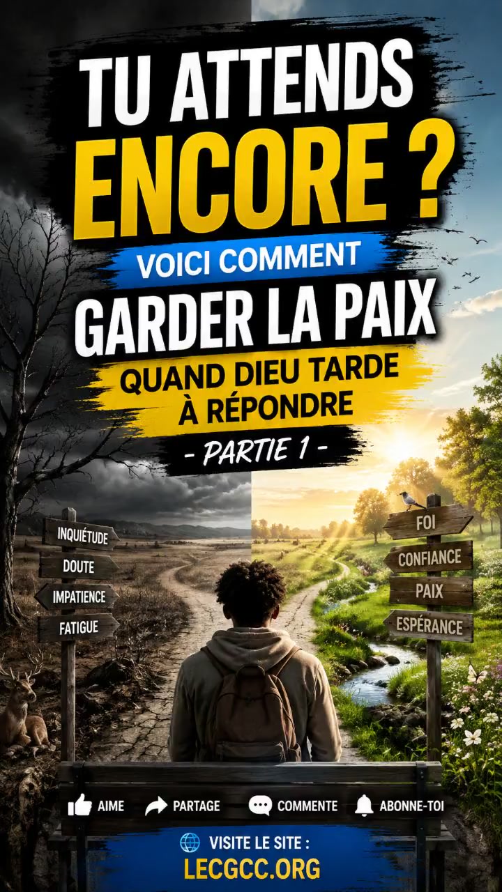 Garde ta paix en attendant l'espérance !