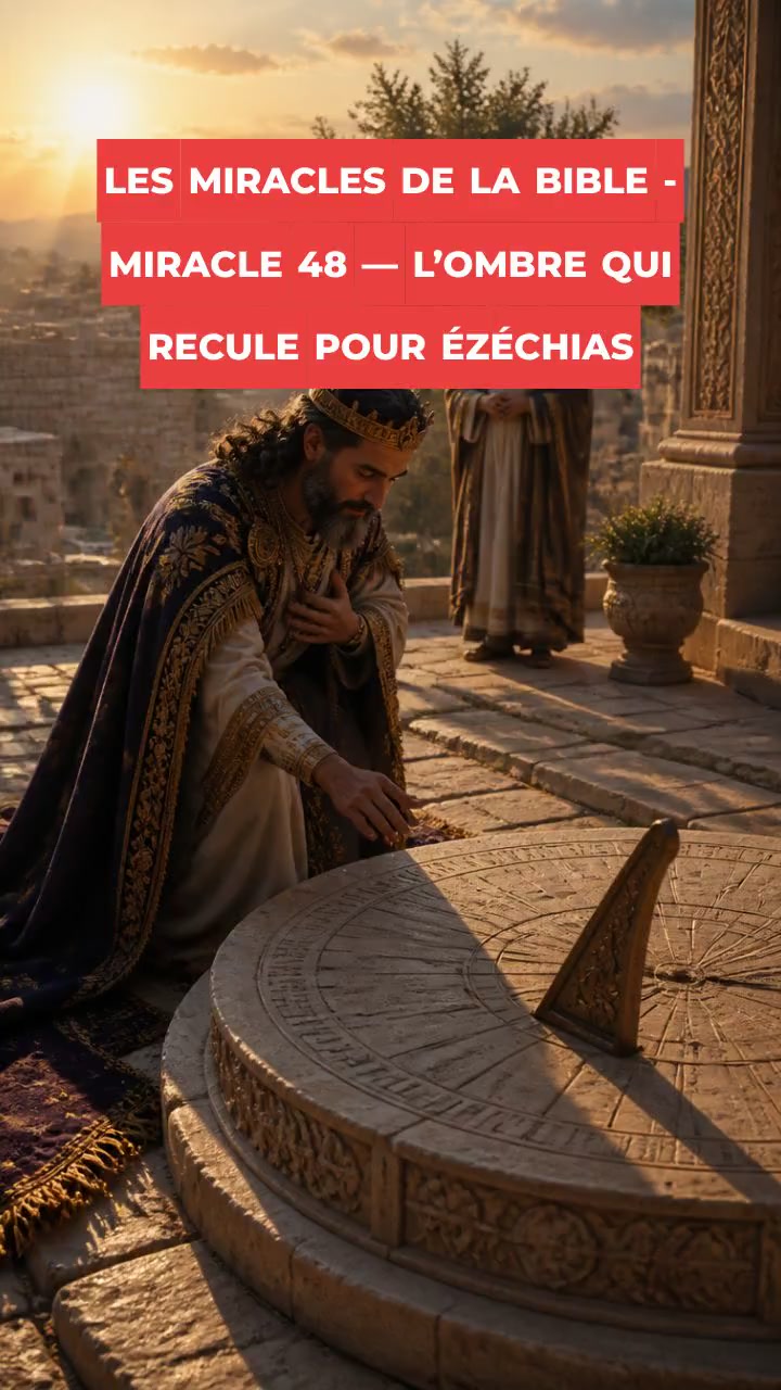 LES MIRACLES DE LA BIBLE - MIRACLE 48 — L’OMBRE QUI RECULE POUR ÉZÉCHIAS