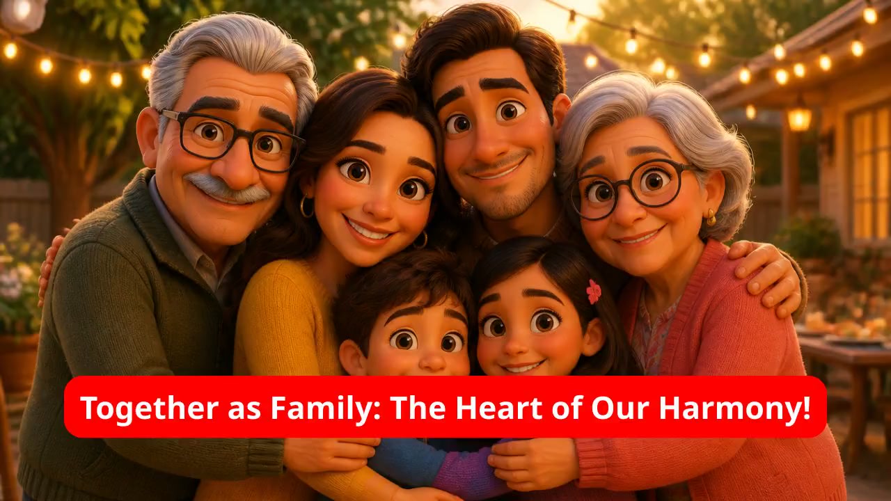 Together as Family: The Heart of Our Harmony!