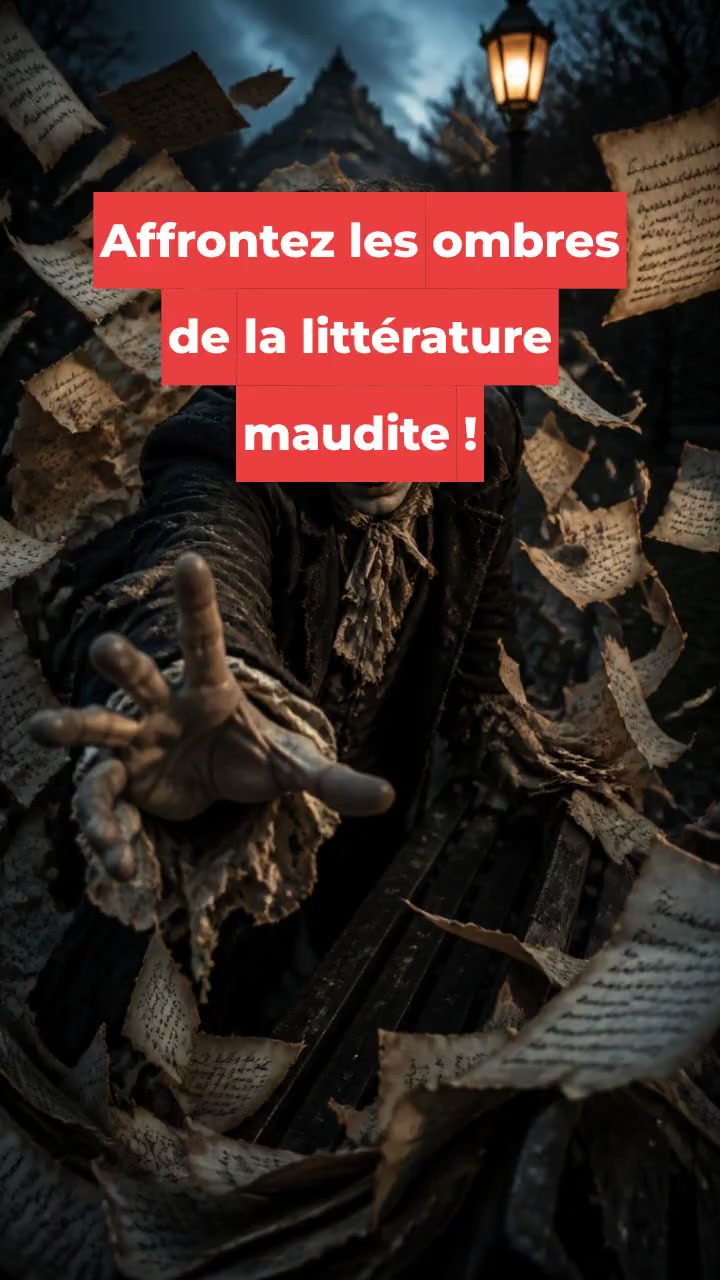Affrontez les ombres de la littérature maudite !