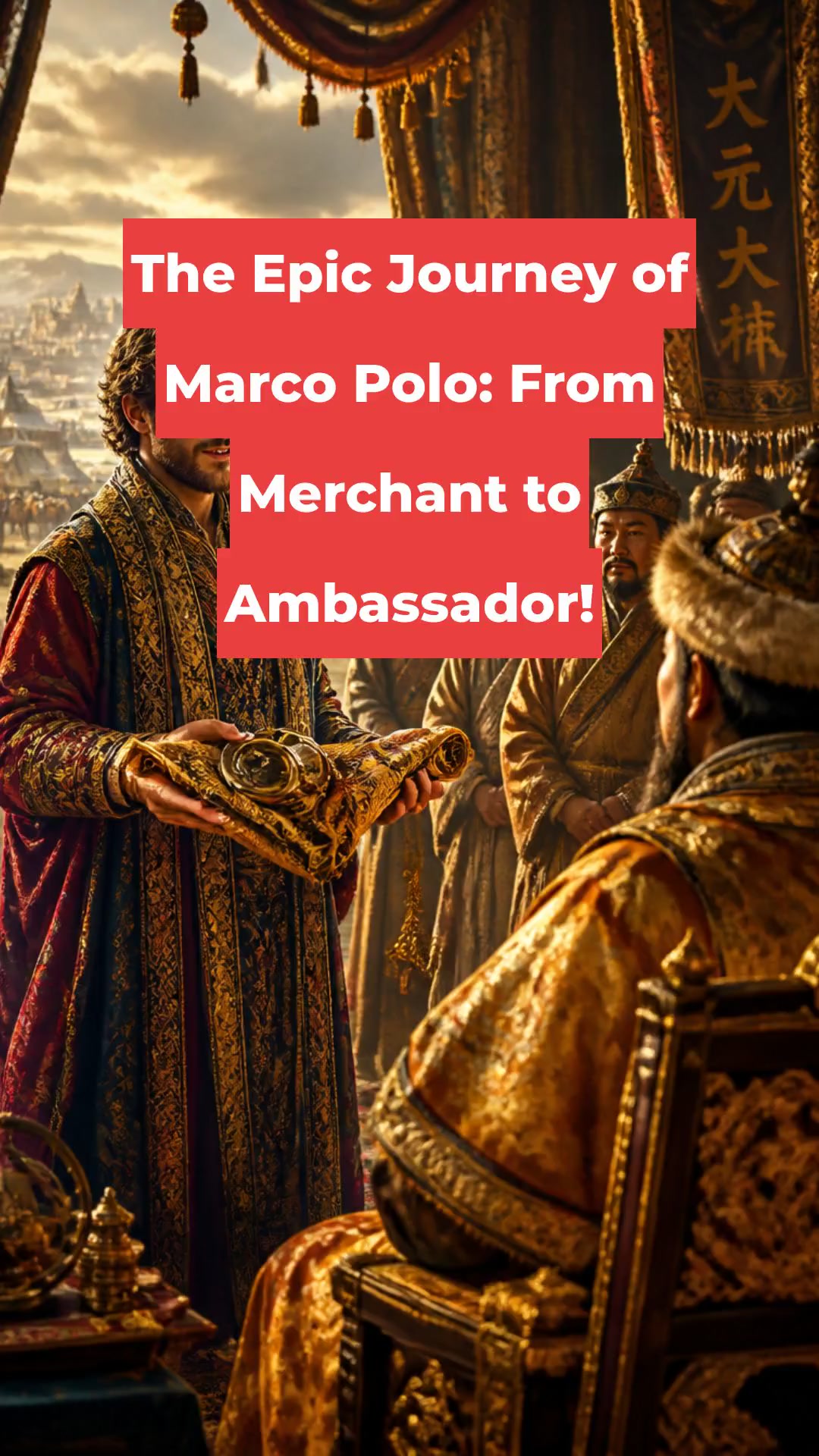 The Epic Journey of Marco Polo: From Merchant to Ambassador!