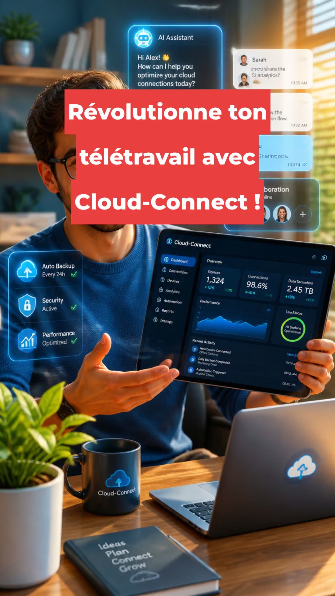 Révolutionne ton télétravail avec Cloud-Connect !