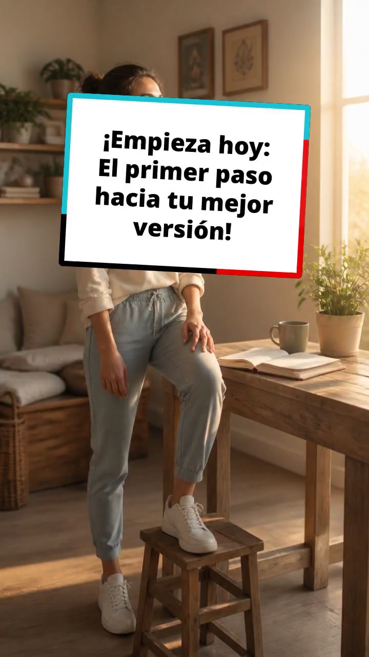 ¡Empieza hoy: El primer paso hacia tu mejor versión!