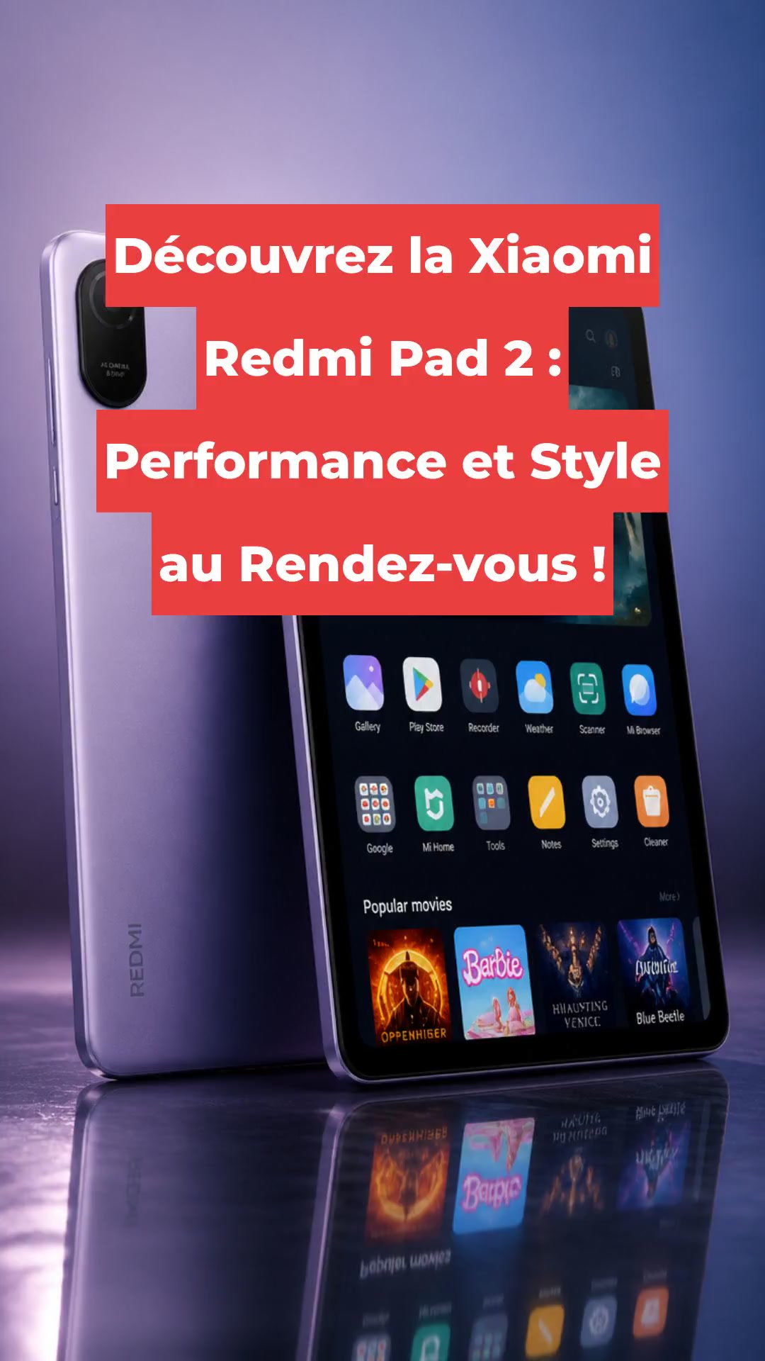 Découvrez la Xiaomi Redmi Pad 2 : Performance et Style au Rendez-vous !