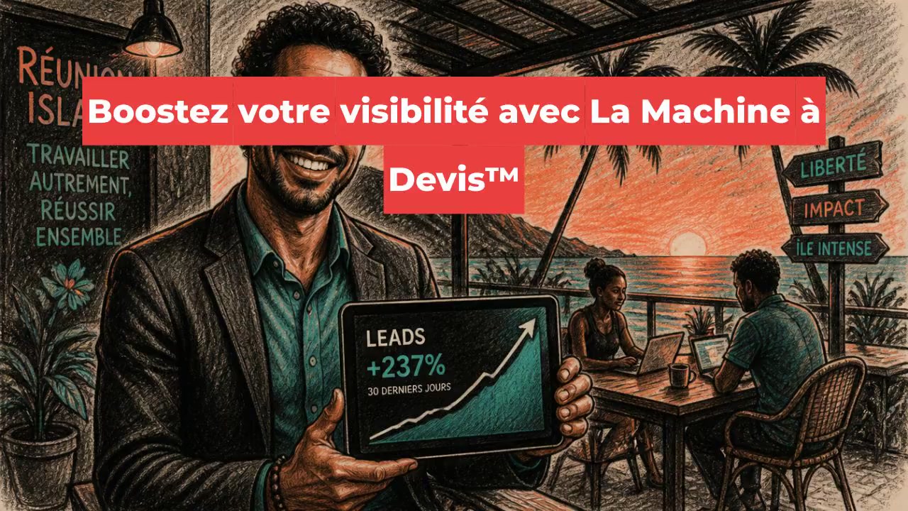 Boostez votre visibilité avec La Machine à Devis™