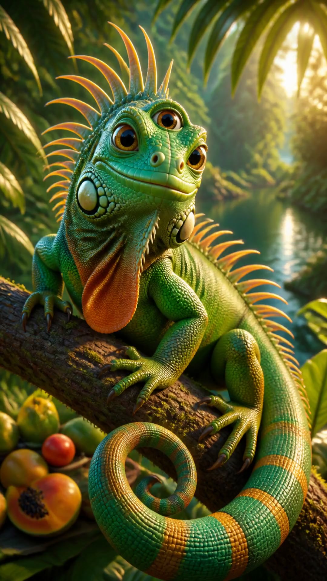 L'Iguane : Le Petit Dragon Tropical !