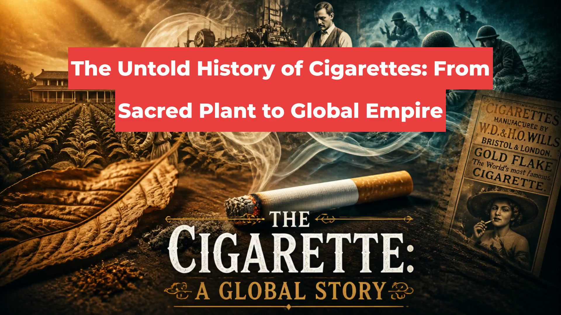 The Untold History of Cigarettes: From Sacred Plant to Global Empire