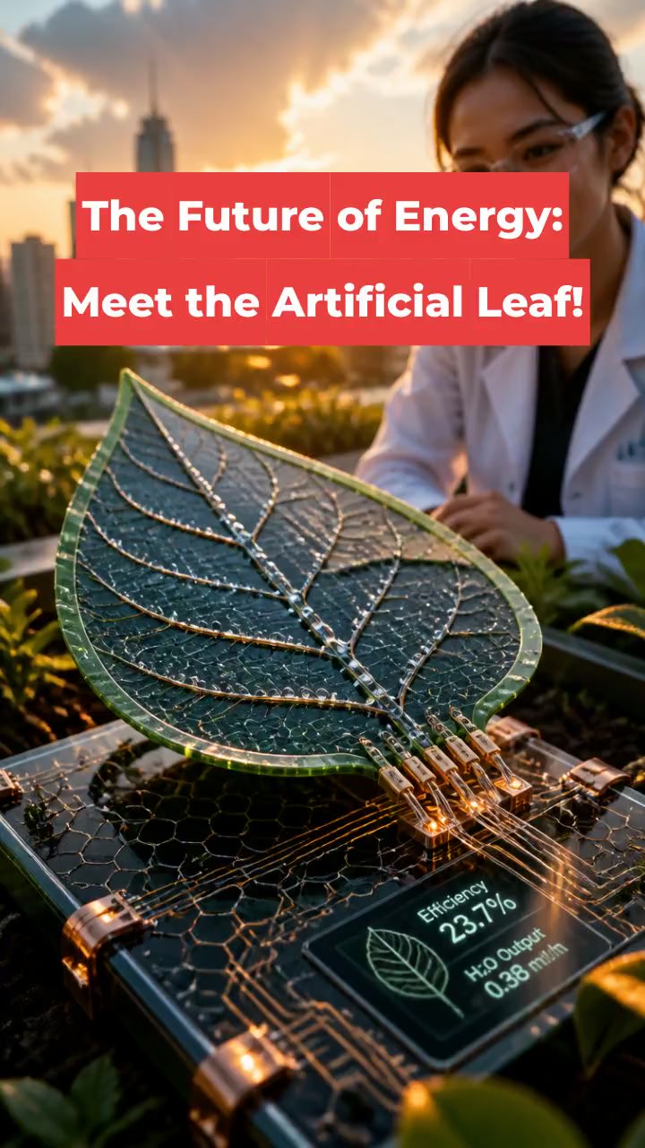 The Future of Energy: Meet the Artificial Leaf!