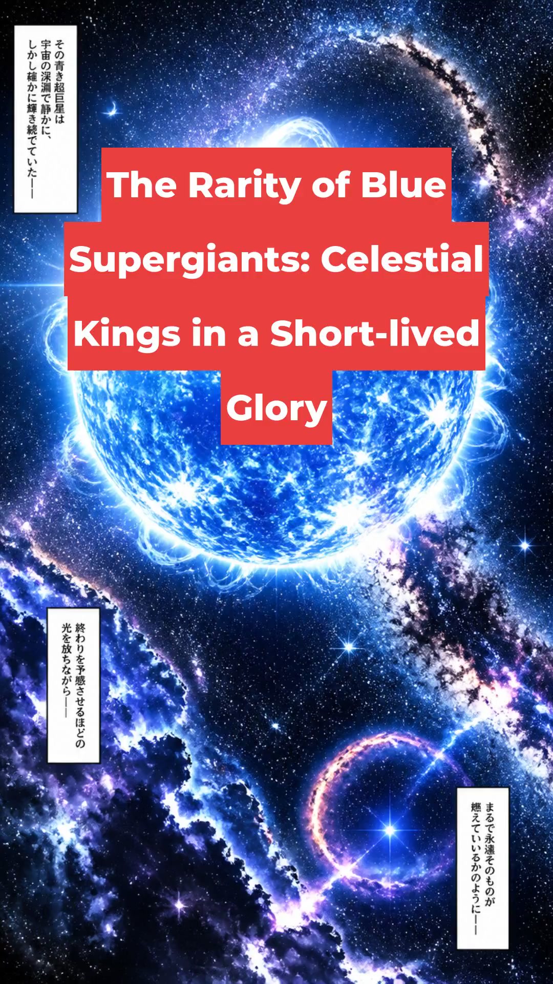 The Rarity of Blue Supergiants: Celestial Kings in a Short-lived Glory