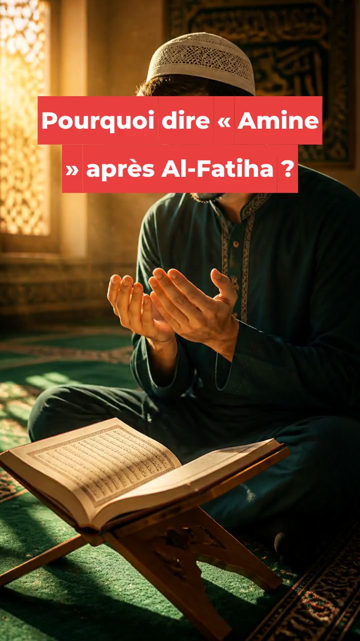 Pourquoi dire « Amine » après Al-Fatiha ?