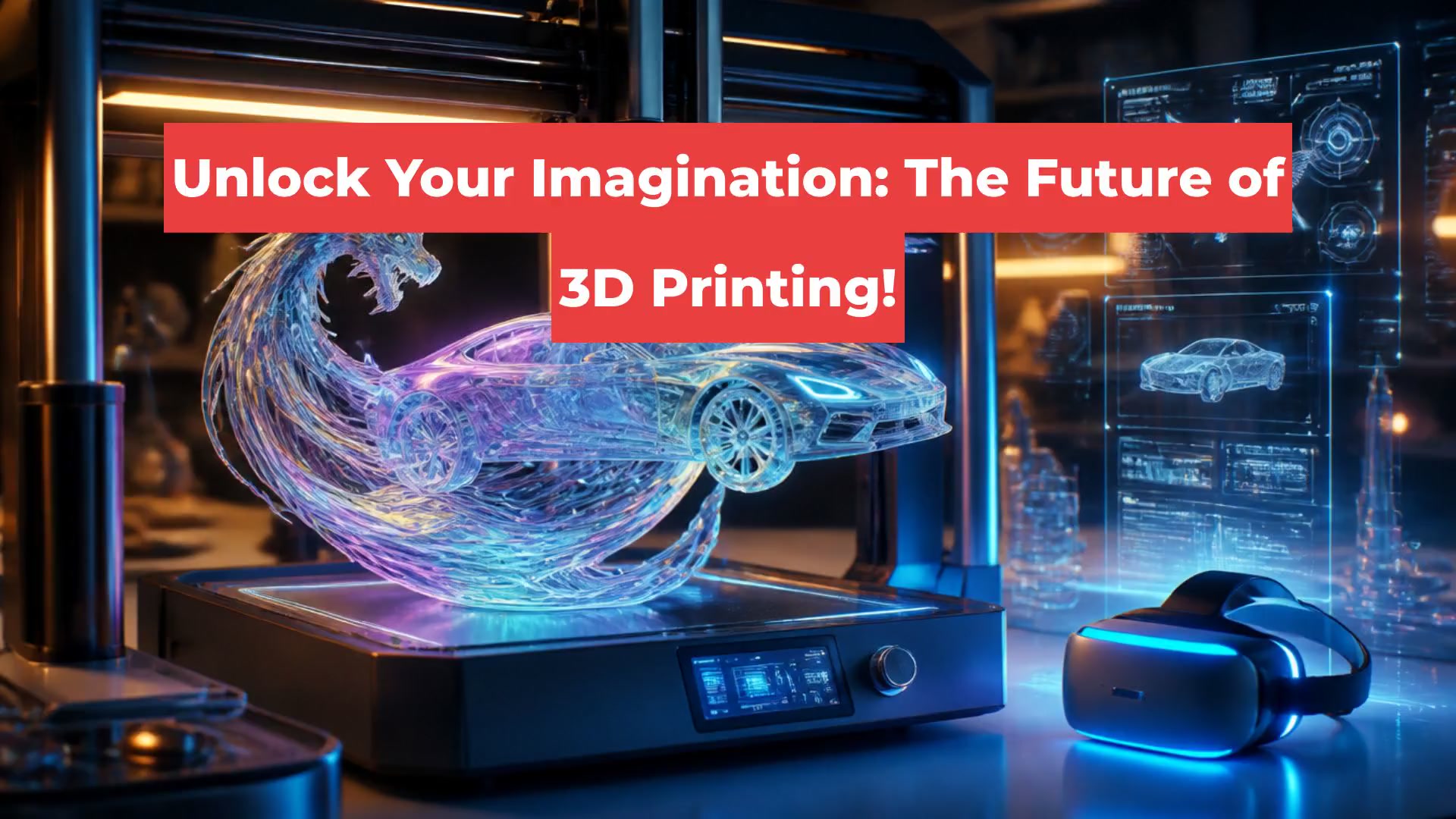 Unlock Your Imagination: The Future of 3D Printing!