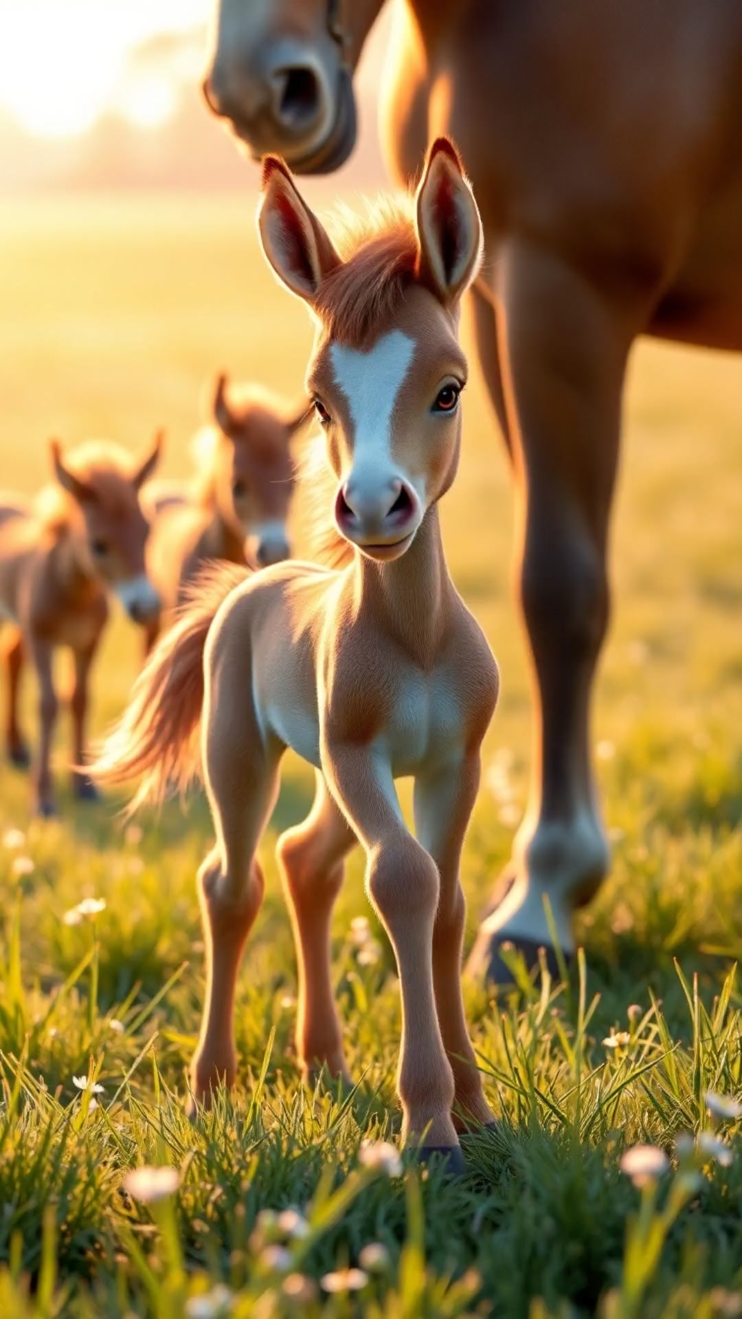 Le voyage incroyable du poulain dès sa naissance !