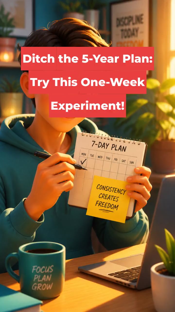 Ditch the 5-Year Plan: Try This One-Week Experiment!