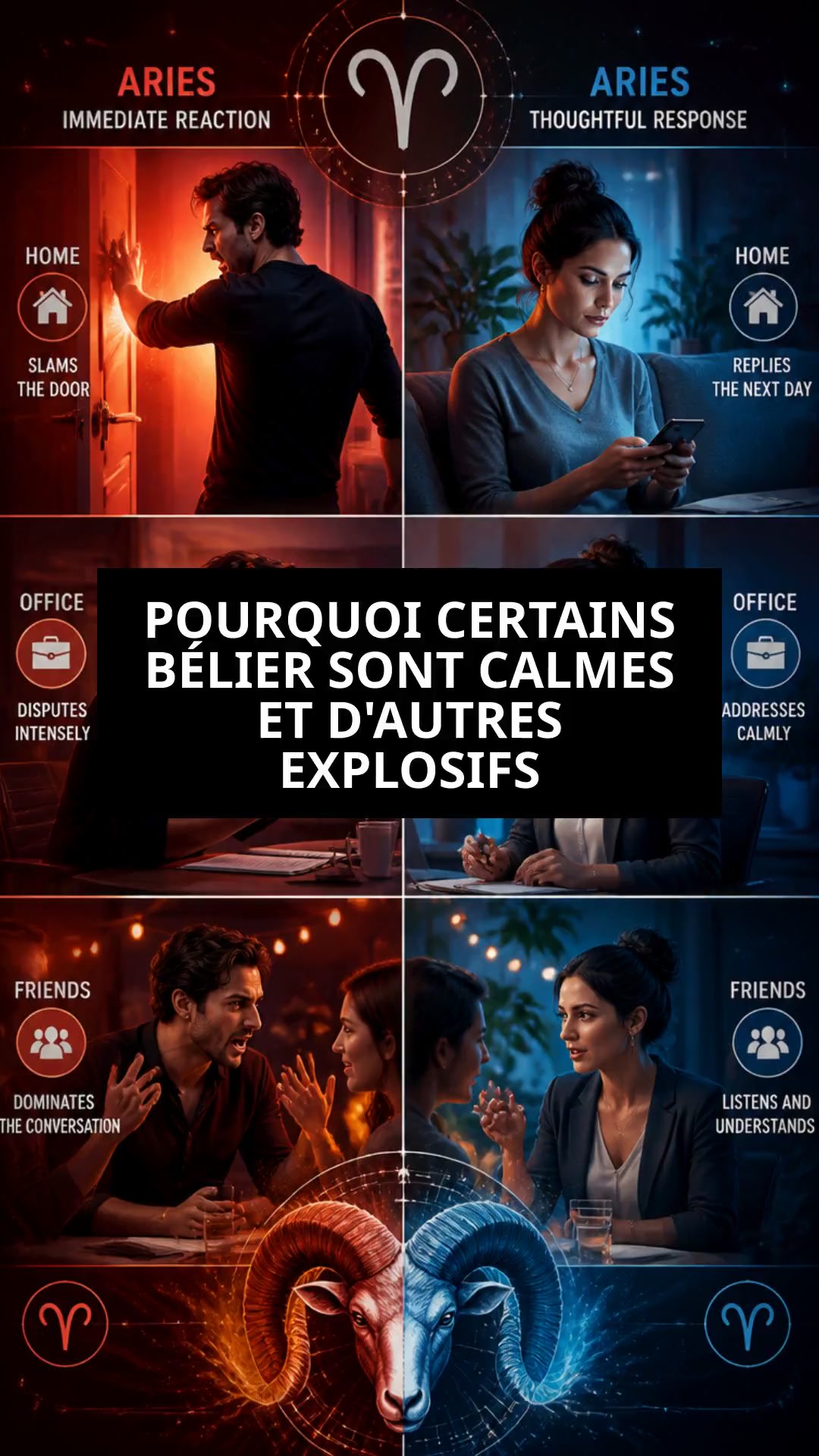 POURQUOI CERTAINS BÉLIER SONT CALMES ET D\'AUTRES EXPLOSIFS