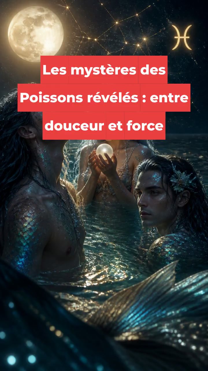 Les mystères des Poissons révélés : entre douceur et force