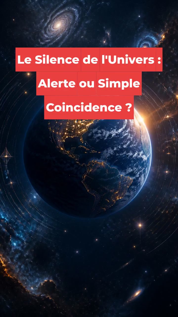 Le Silence de l'Univers : Alerte ou Simple Coincidence ?