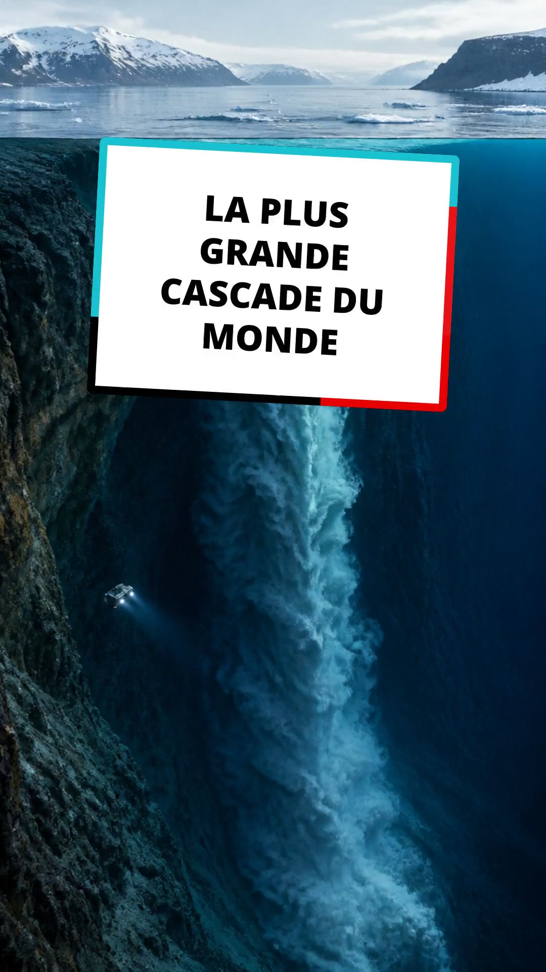 Découvrez la plus grande cascade cachée sous l'océan !