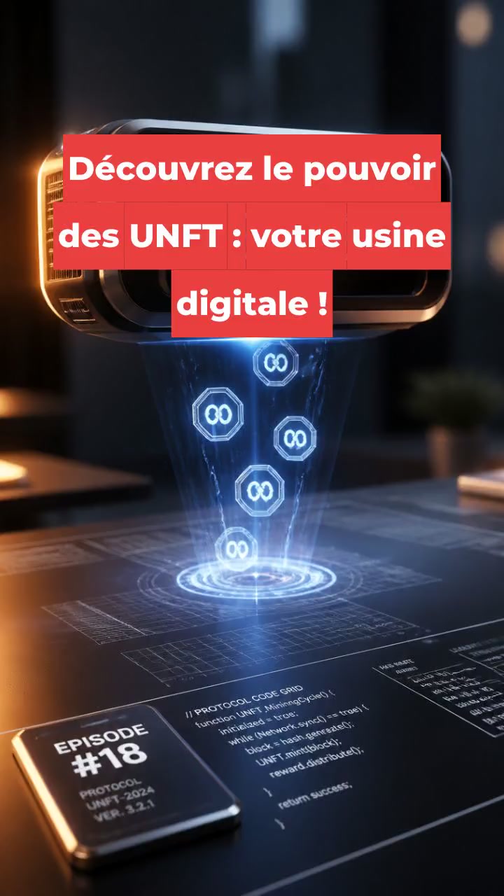 Découvrez le pouvoir des UNFT : votre usine digitale !