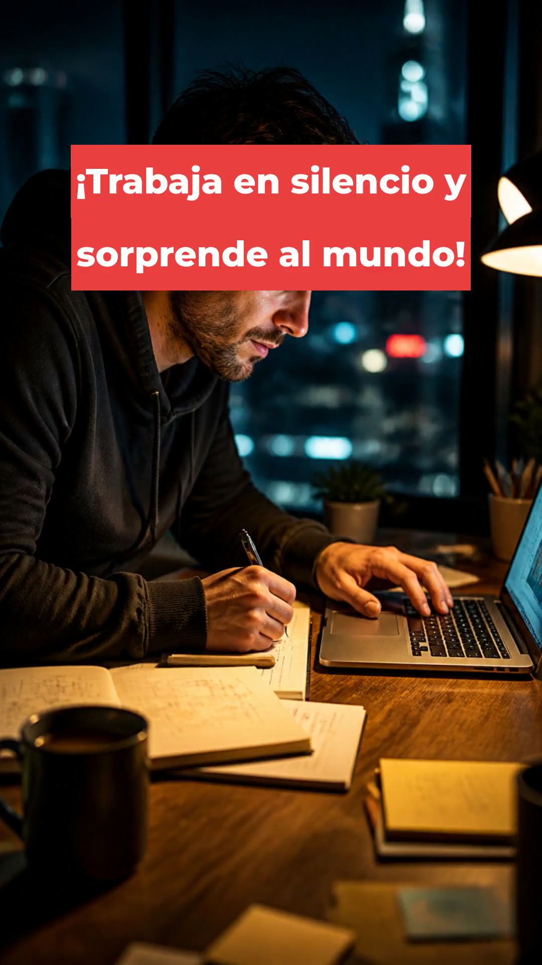 ¡Trabaja en silencio y sorprende al mundo!