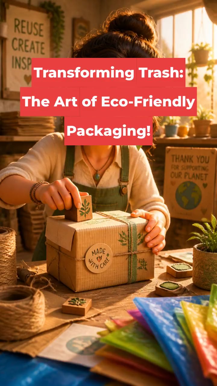 Transforming Trash: The Art of Eco-Friendly Packaging!