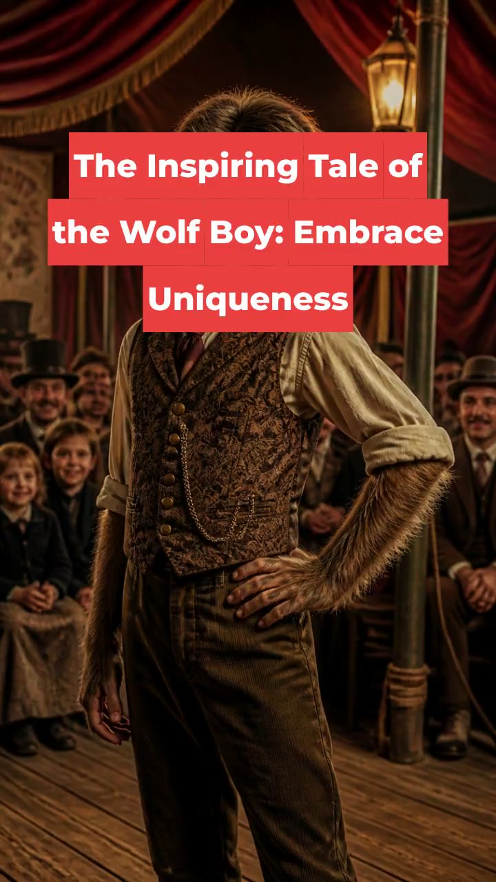 The Inspiring Tale of the Wolf Boy: Embrace Uniqueness