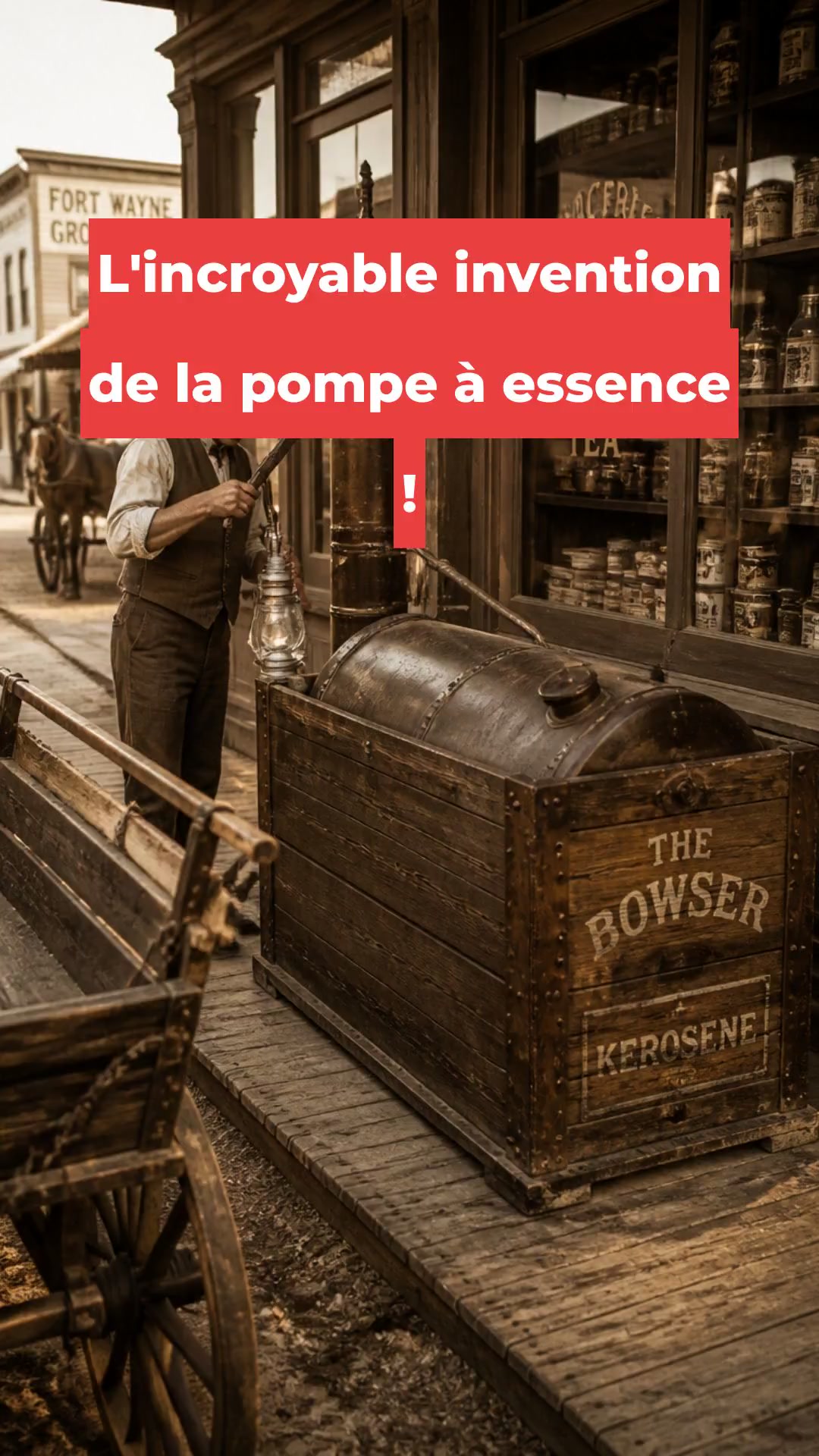 L'incroyable invention de la pompe à essence !