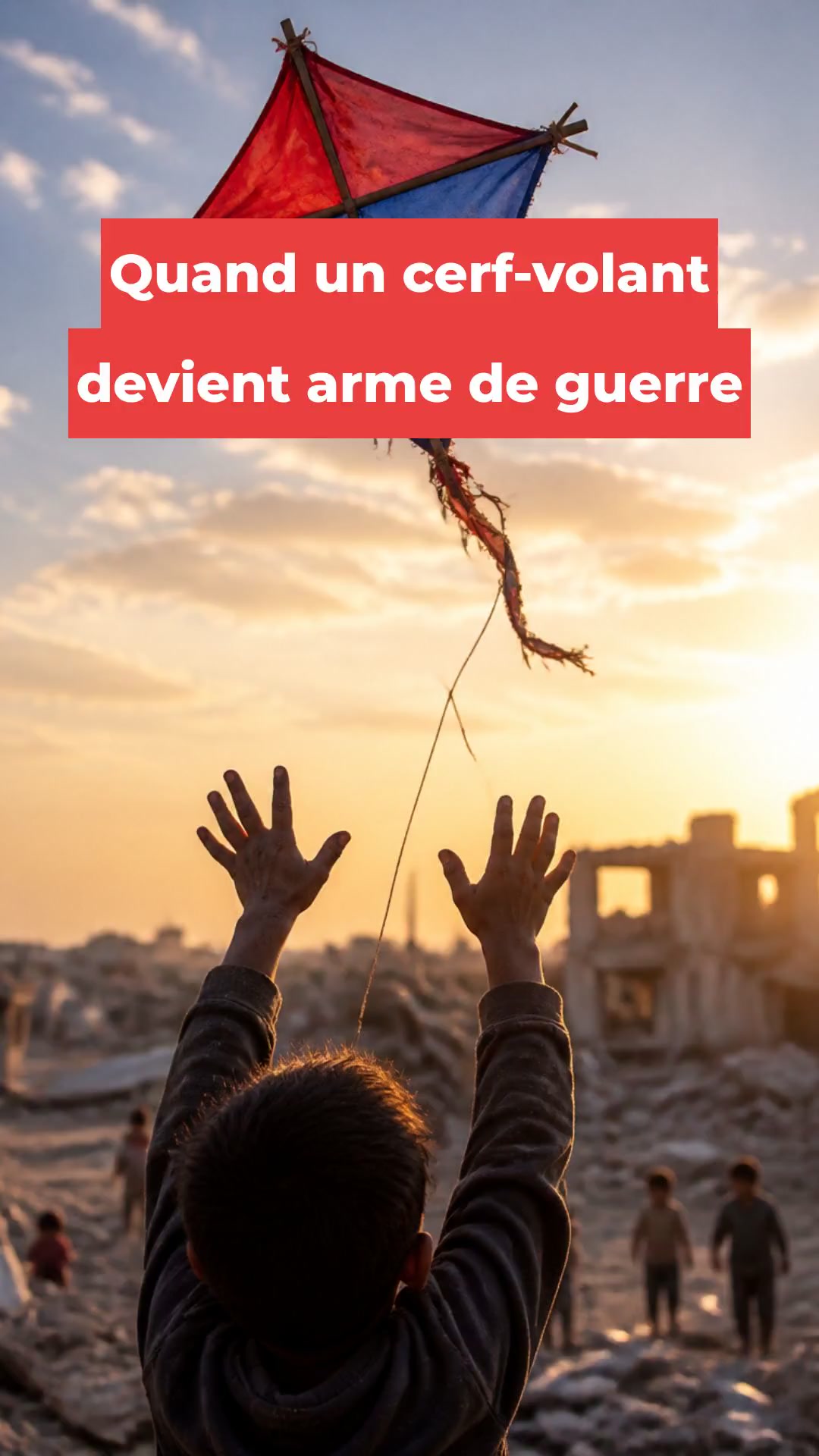 Quand un cerf-volant devient arme de guerre