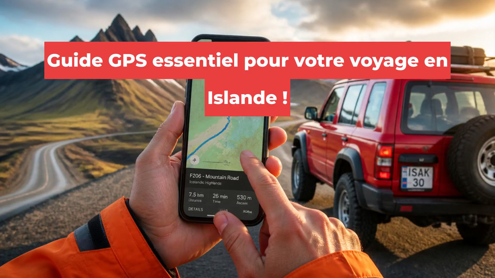 Guide GPS essentiel pour votre voyage en Islande !