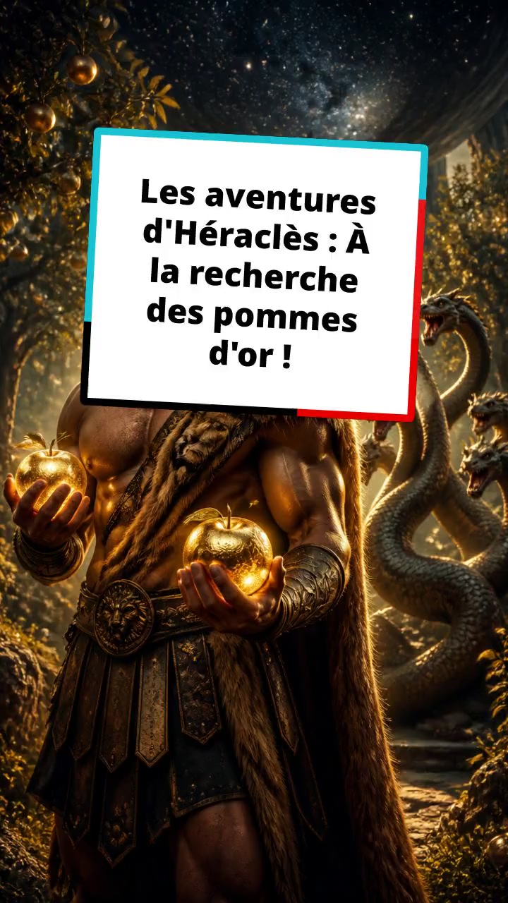 Les aventures d'Héraclès : À la recherche des pommes d'or !