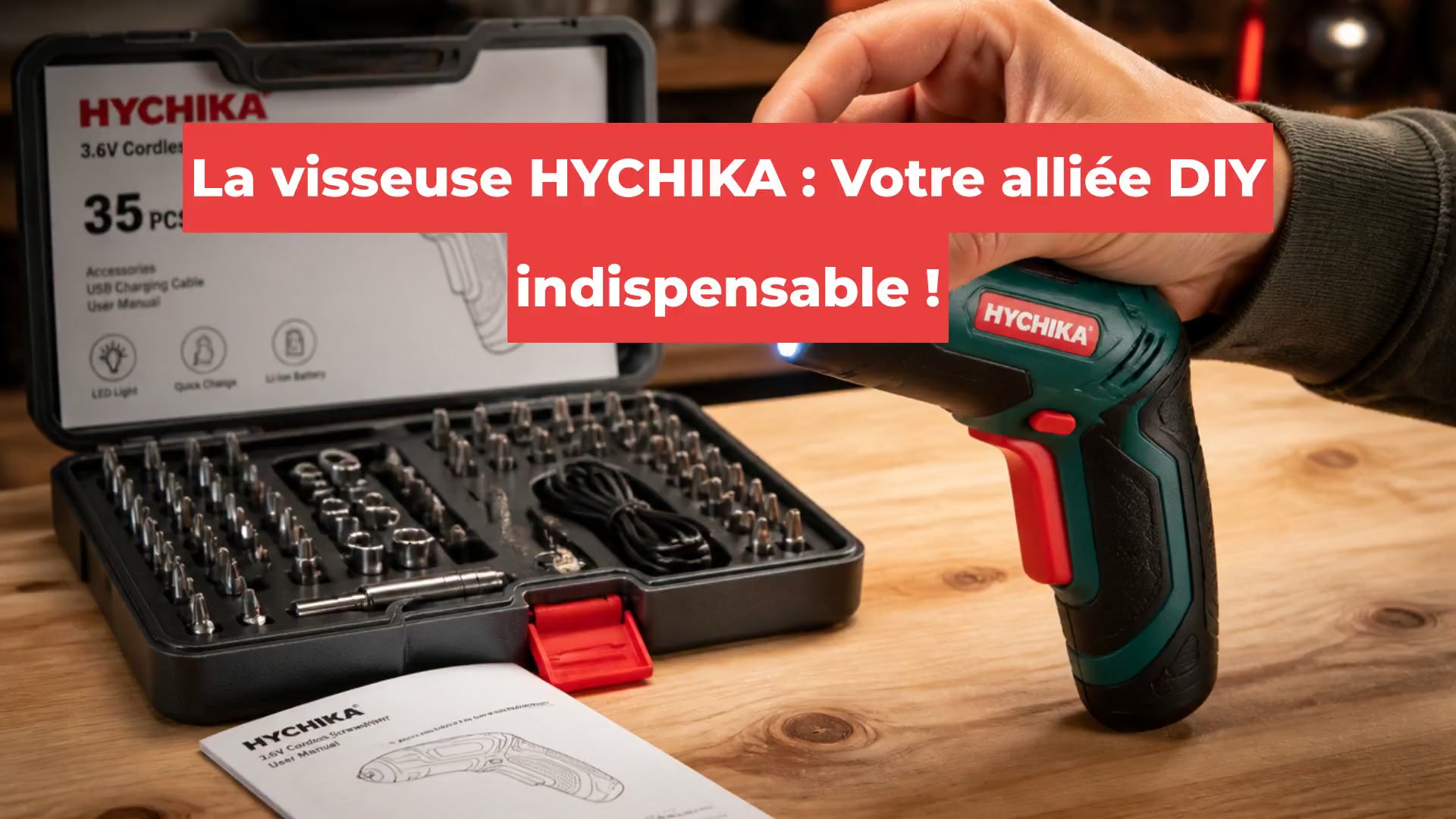 La visseuse HYCHIKA : Votre alliée DIY indispensable !