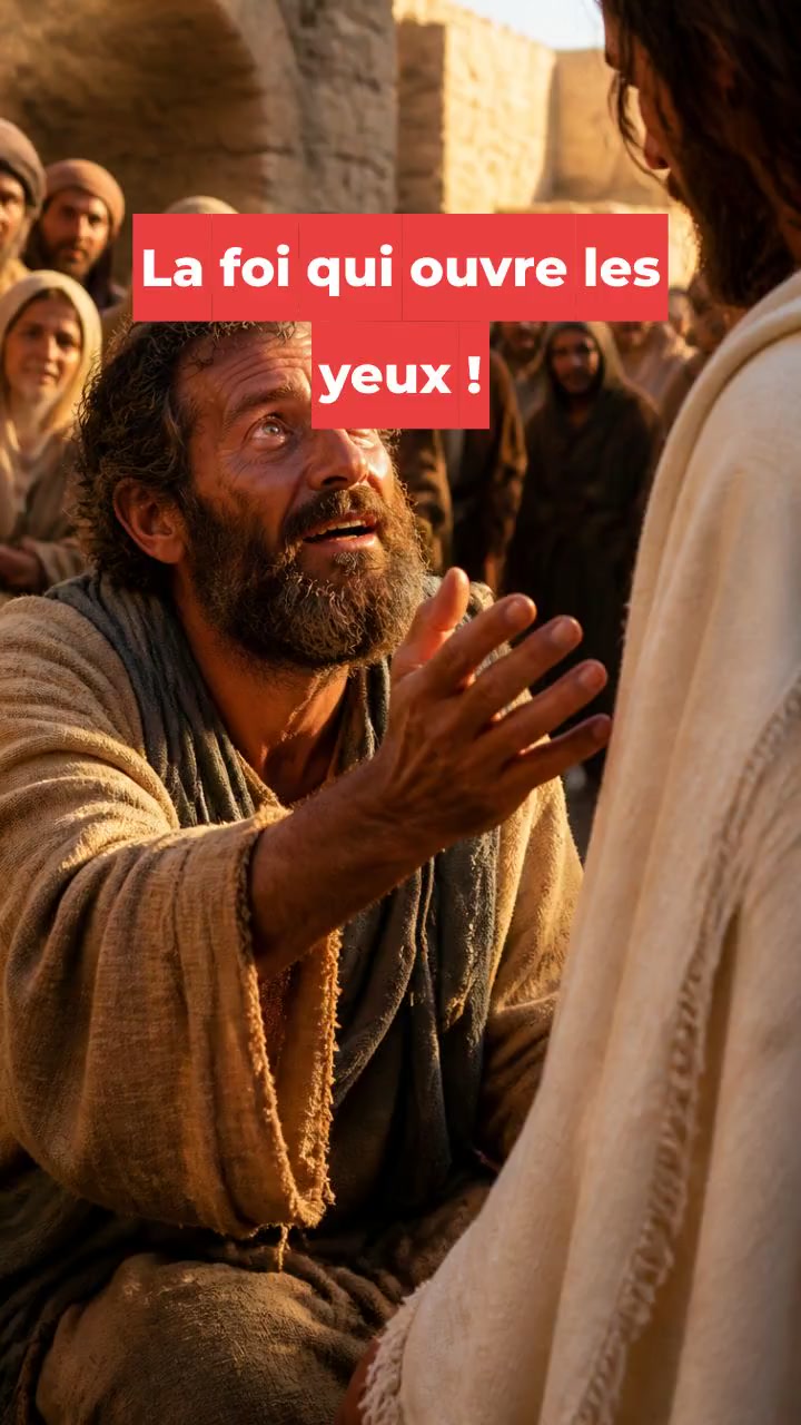 La foi qui ouvre les yeux !