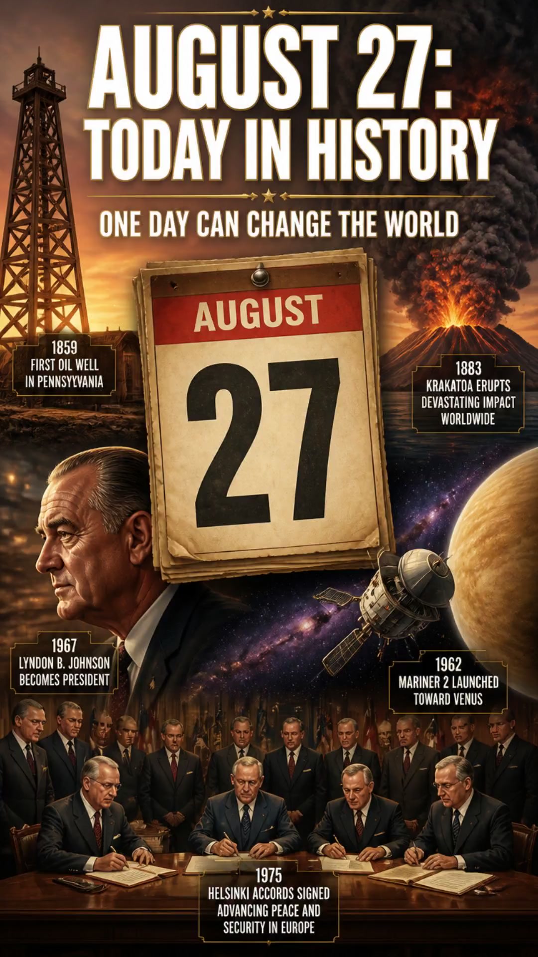 Unforgettable Moments in History: August 27th
