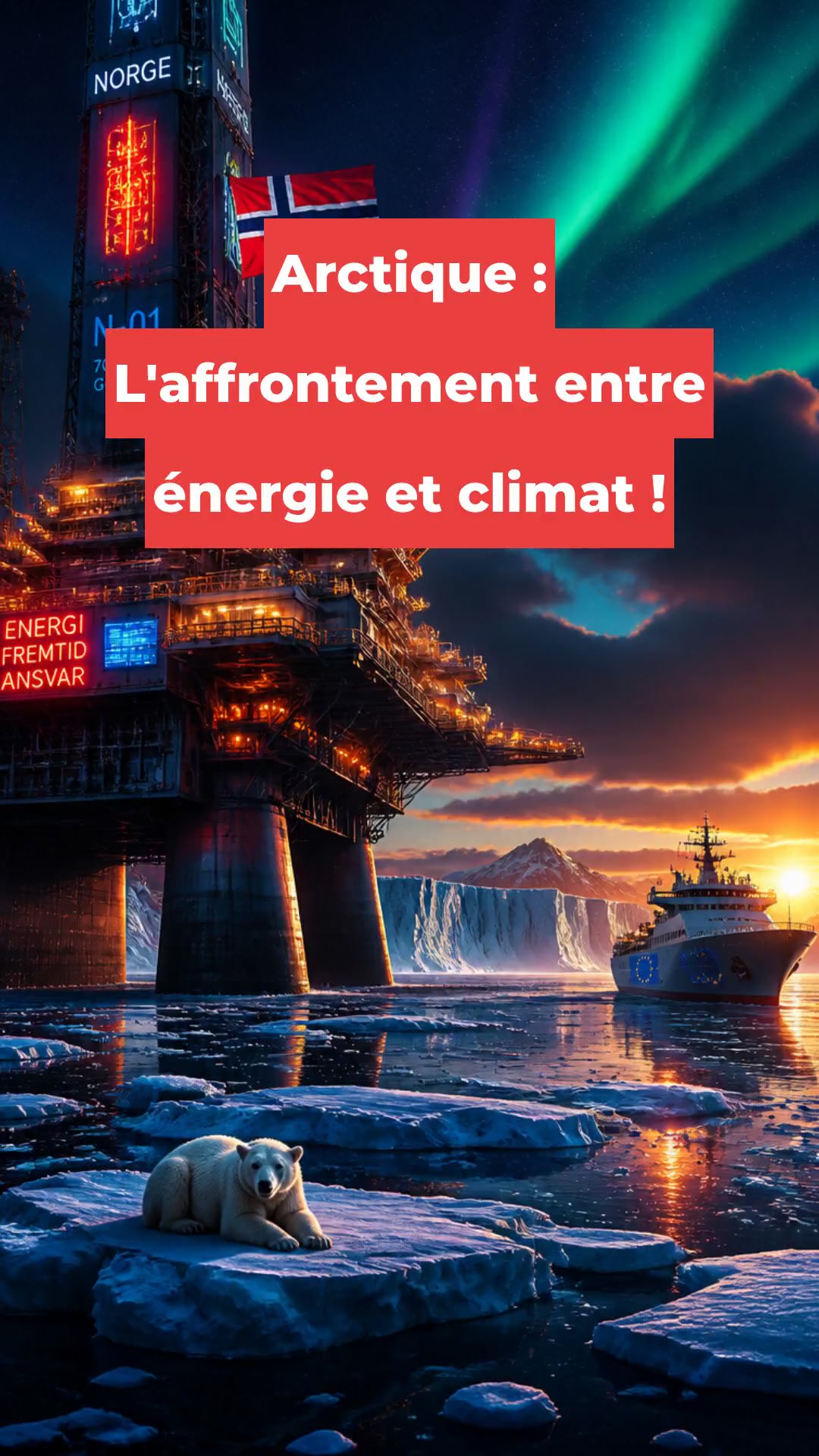 Arctique : L'affrontement entre énergie et climat !