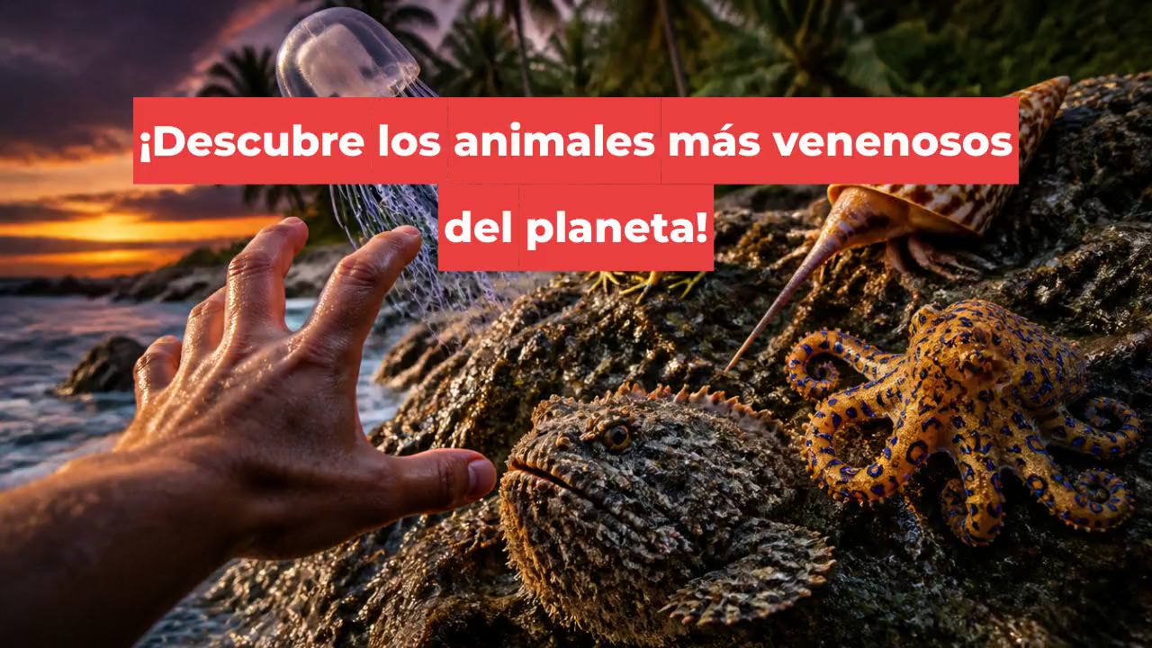 ¡Descubre los animales más venenosos del planeta!