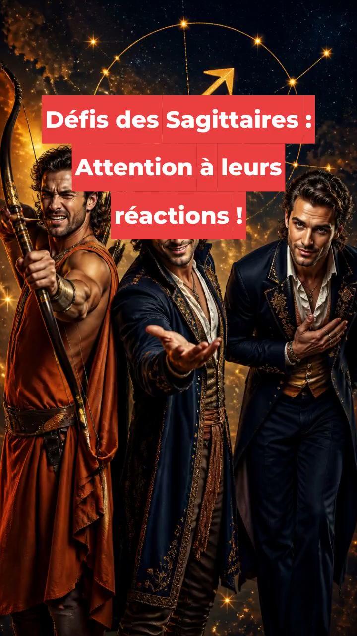 Défis des Sagittaires : Attention à leurs réactions !