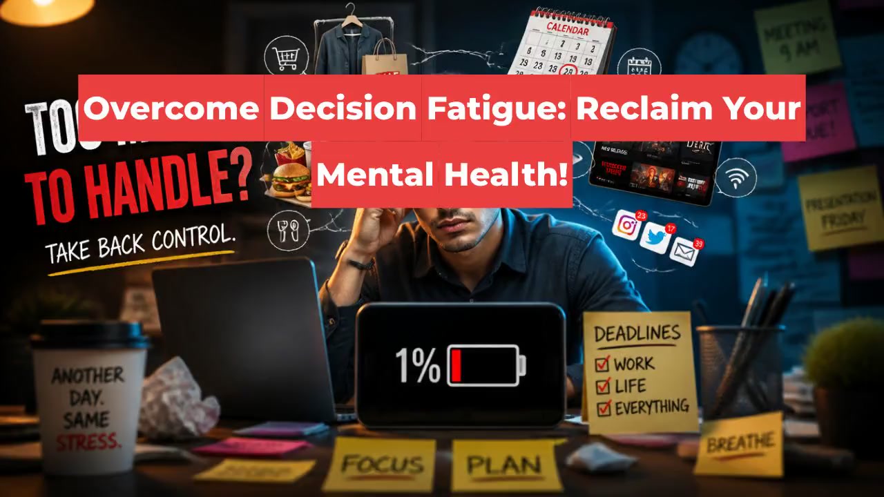 Overcome Decision Fatigue: Reclaim Your Mental Health!