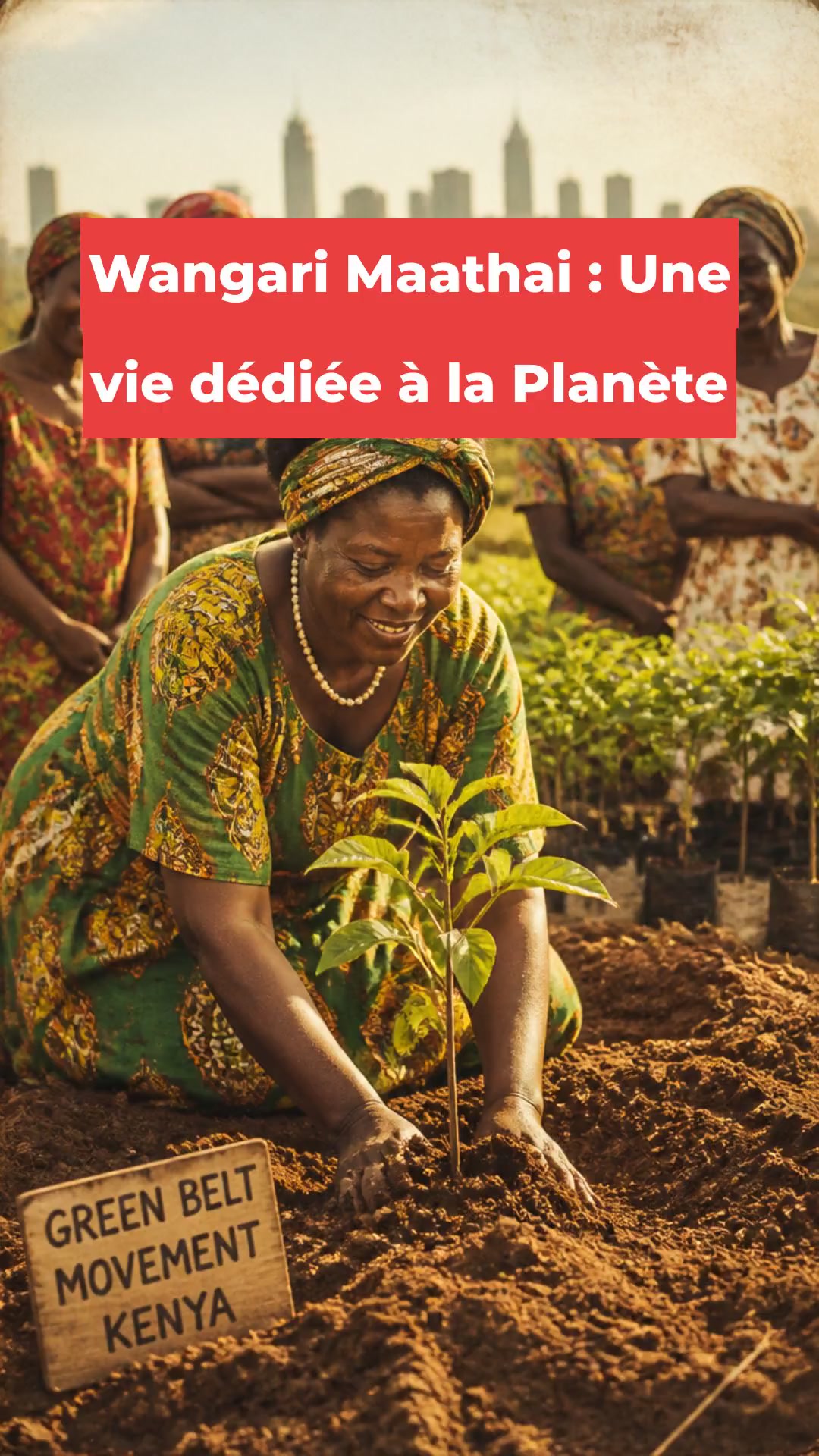 Wangari Maathai : Une vie dédiée à la Planète