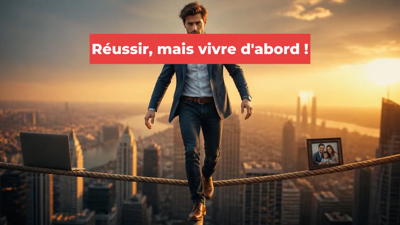 Réussir, mais vivre d'abord !