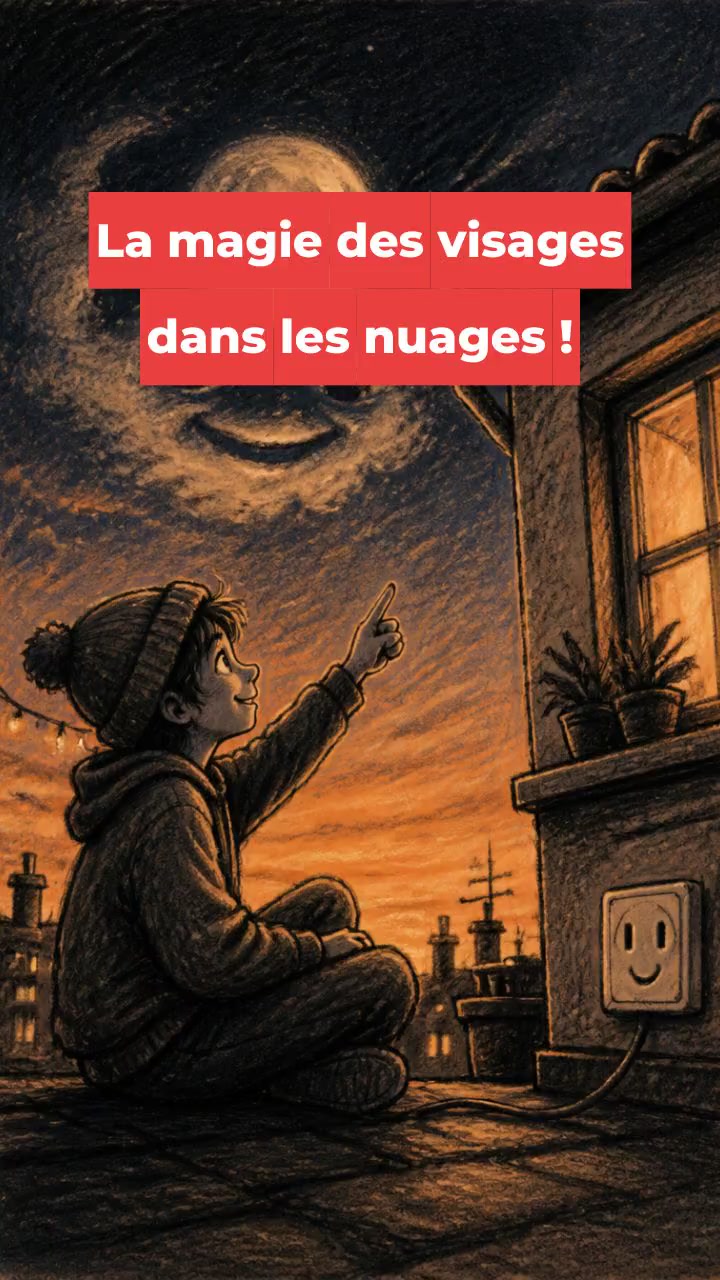 La magie des visages dans les nuages !