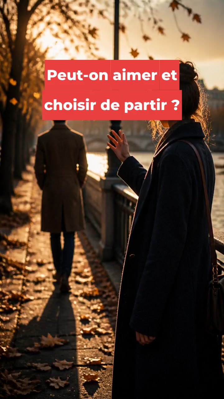 Peut-on aimer et choisir de partir ?