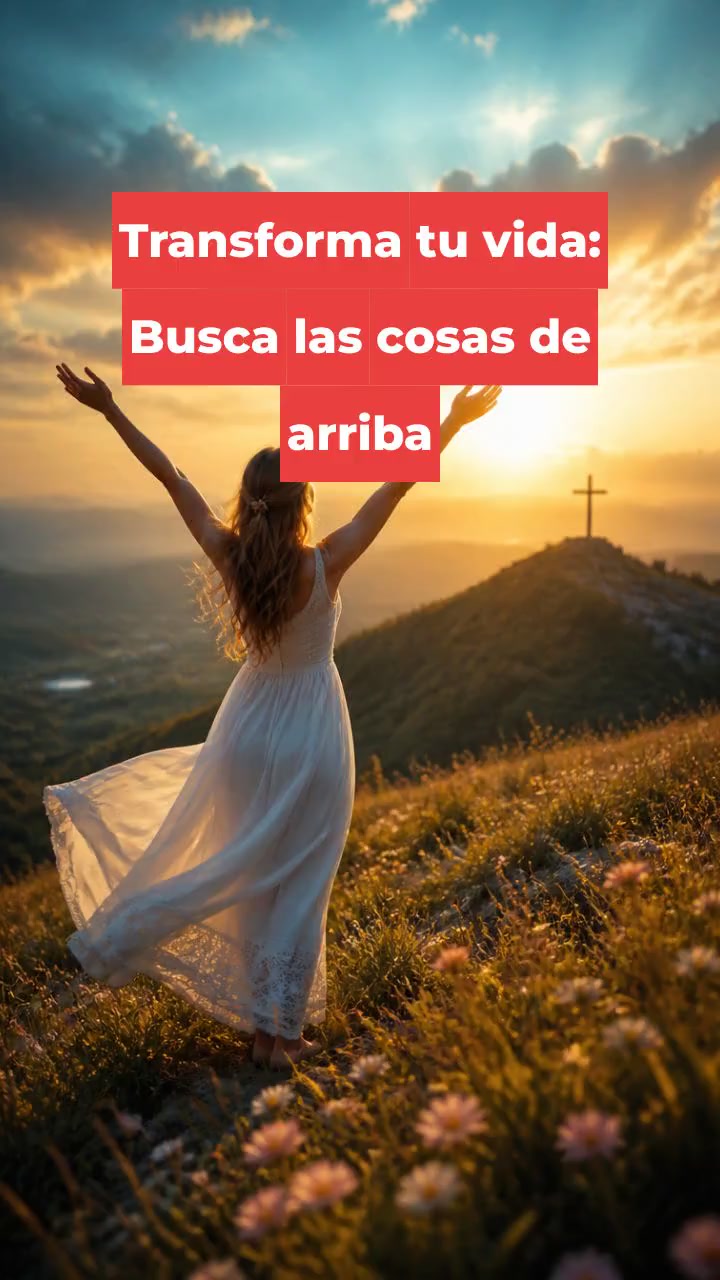 Transforma tu vida: Busca las cosas de arriba