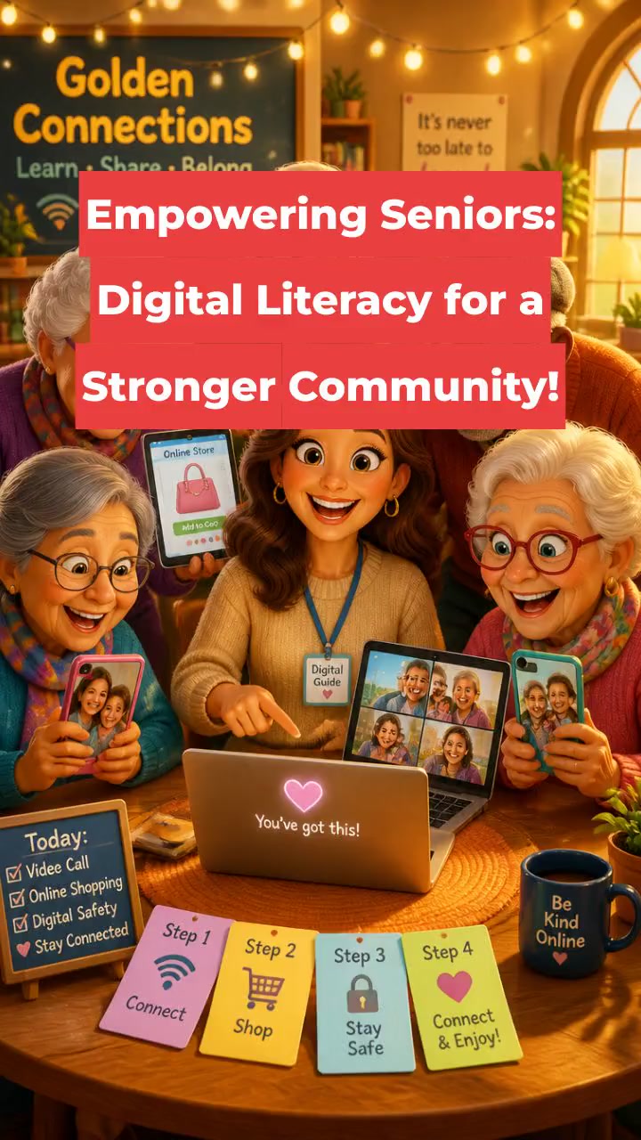 Empowering Seniors: Digital Literacy for a Stronger Community!