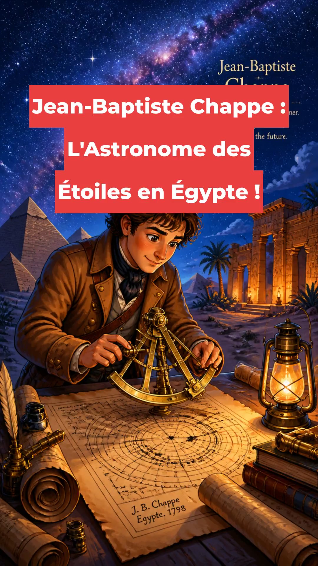 Jean-Baptiste Chappe : L'Astronome des Étoiles en Égypte !