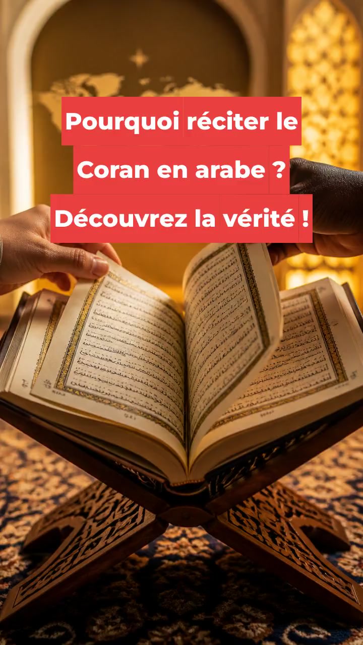 Pourquoi les musulmans récitent-ils le Coran en arabe ?